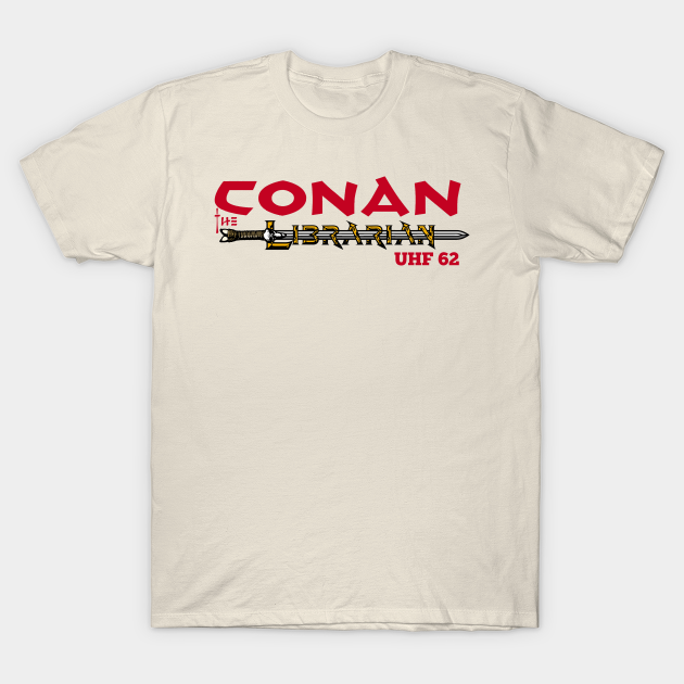 conan the librarian t shirt